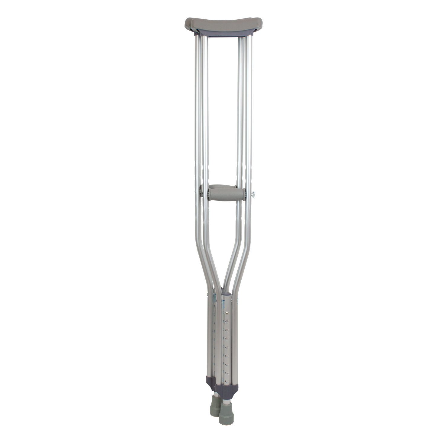 Dynarex Aluminum Crutches - Adult, 5'2" - 5'10", 1pair/bag