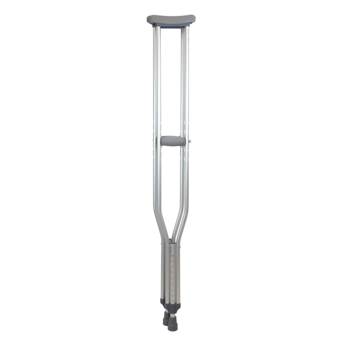 Dynarex Aluminum Crutches - Tall, 5'10" - 6'6", 2pc/pk,8pk/cs