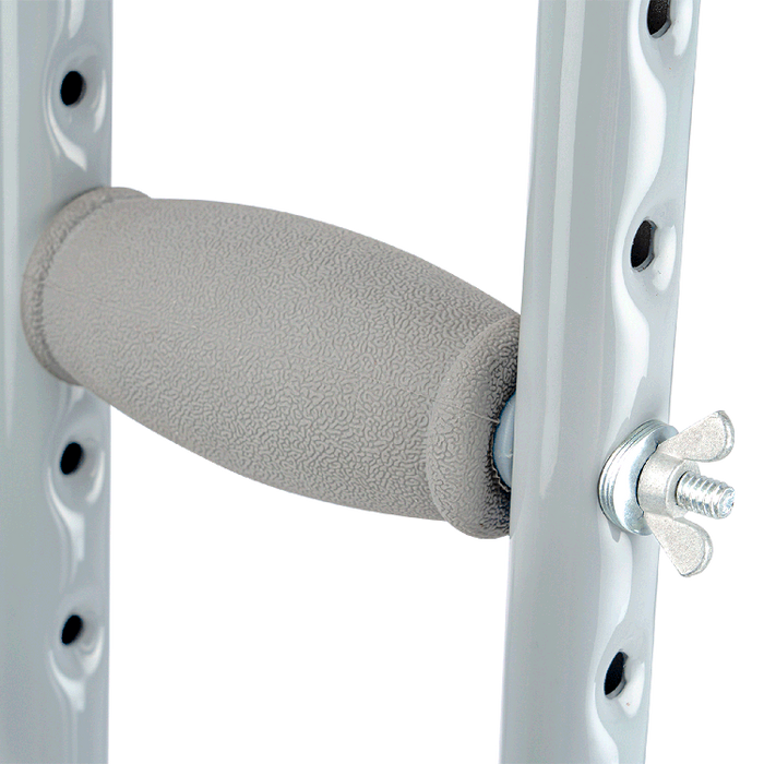 Dynarex Bariatric Steel Crutches Pair - Adult