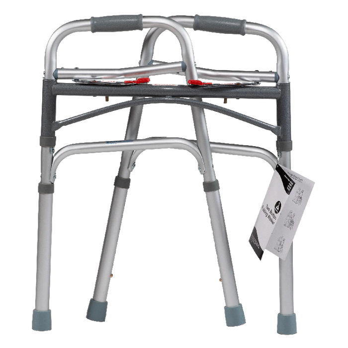 Dynarex Junior Two Button Folding Walker, 25" - 32"