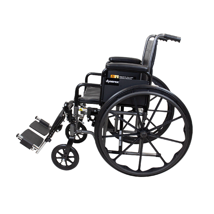 Dynarex DynaRide S2 Wheelchair with Desk/Full Armrests & Swing-Away Footrests (FR)