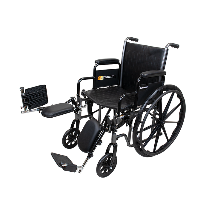 Dynarex DynaRide S2 Wheelchair with Desk/Full Armrests & Elevating Leg Rest (ELR)