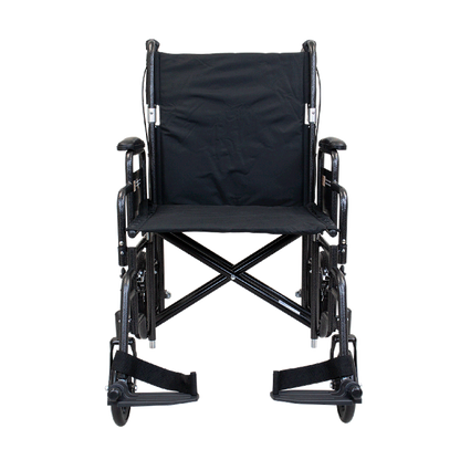 Bari+Max Bariatric Transport Wheelchair - 22" x 16", Silver Vein, 1pc/cs