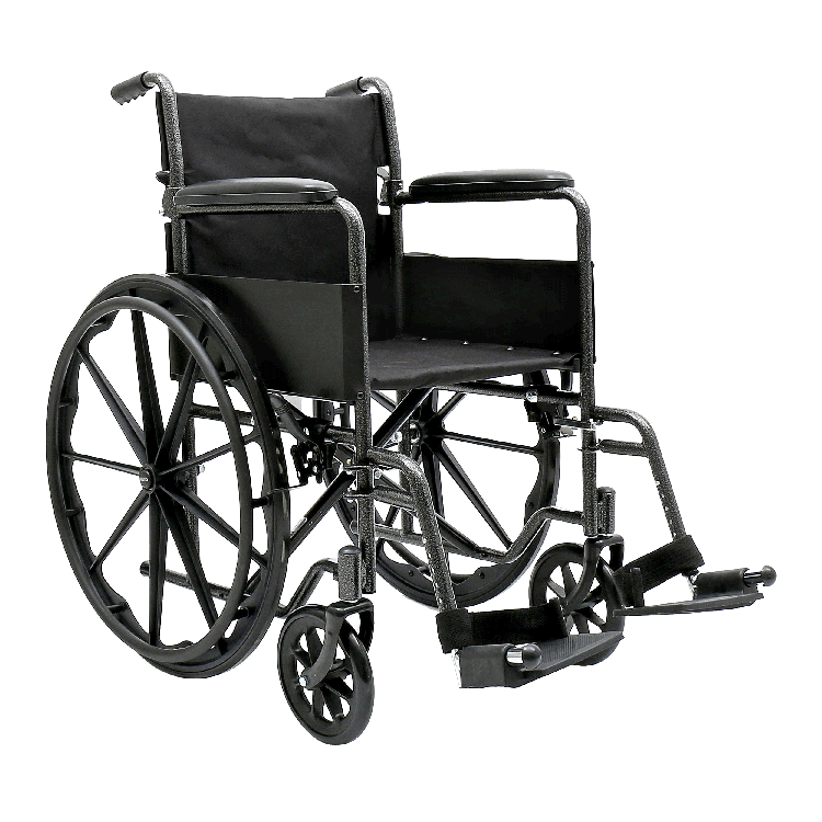 DynaRide S1 Wheelchair - 18" x 16" w/ Detach Desk Arm FR, Silver Vein, 1pc/cs