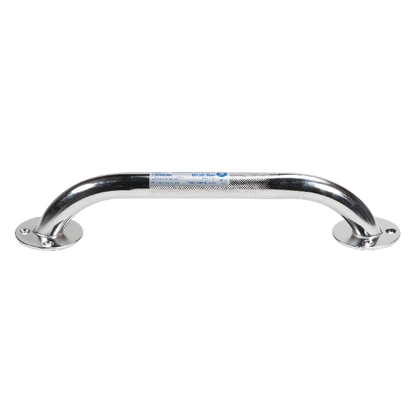 Dynarex Chrome Knurled Grab Bar, 12", Chrome, 1pc/bx,3bx/cs