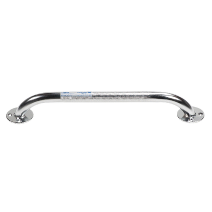 Dynarex Chrome Knurled Grab Bar, 16", Chrome, 1pc/bx,3bx/cs