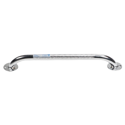 Dynarex Chrome Knurled Grab Bar, 18", Chrome, 1pc/bx