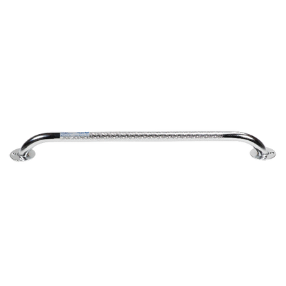 Dynarex Chrome Knurled Grab Bar, 24", Chrome, 1pc/bx