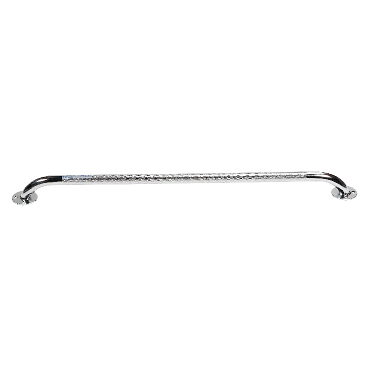 Dynarex Chrome Knurled Grab Bar, 32", Chrome, 1pc/bx,3bx/cs