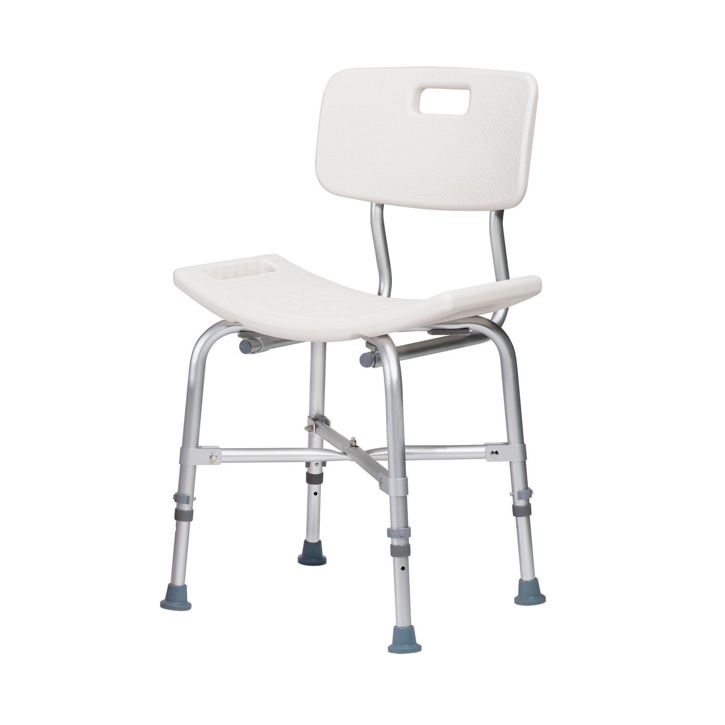 Bari+Max Bariatric Shower Chair w/ Back, White, 1pc/bx,4bx/cs