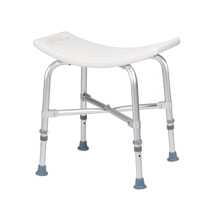 Bari+Max Bariatric Shower Chair w/out Back, White, 1pc/bx,4bx/cs