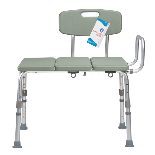 Dynarex Tub Transfer Bench, Gray, 1pc/bx