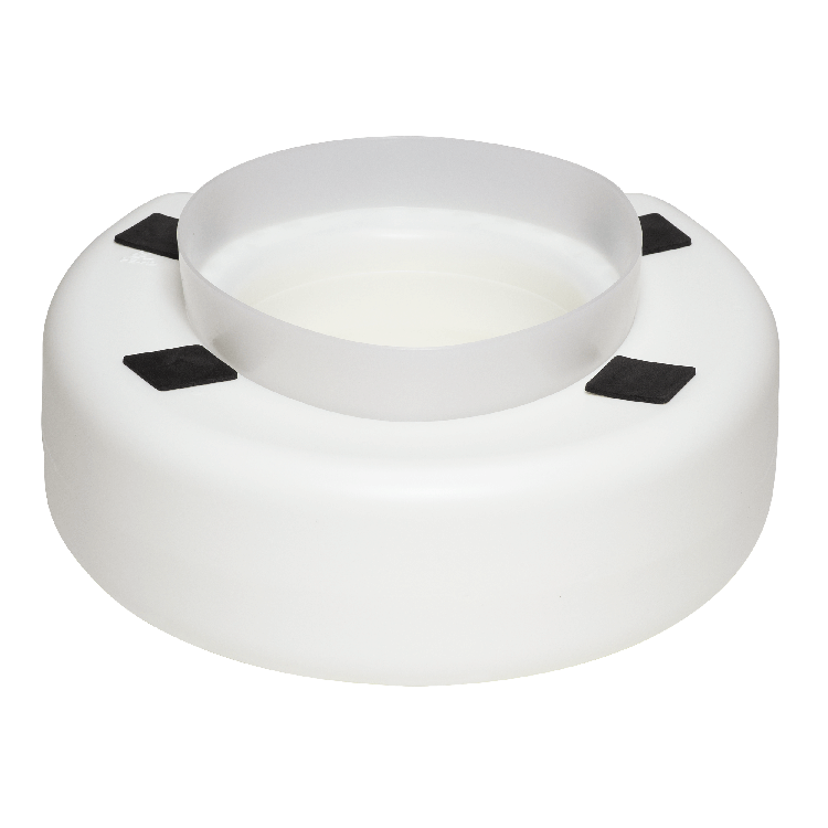 Molded Raised Plastic Toilet Seat