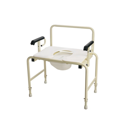 Bariatric HD Drop Arm Commode