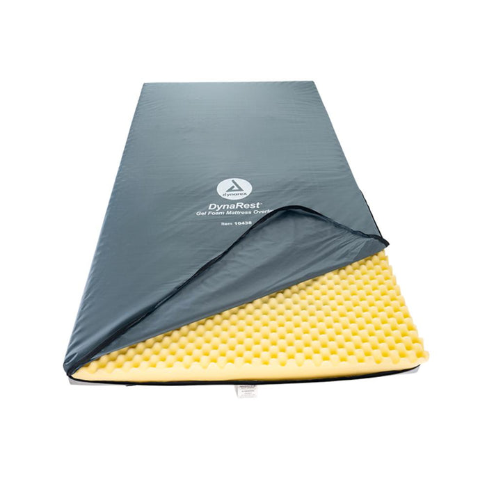 Dynarex DynaRest Gel Foam Mattress Overlay