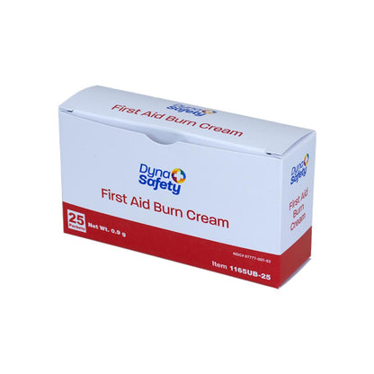 Dynarex First Aid Burn Cream, 0.9 g Foil Packet, 25 per Box / Case of 72