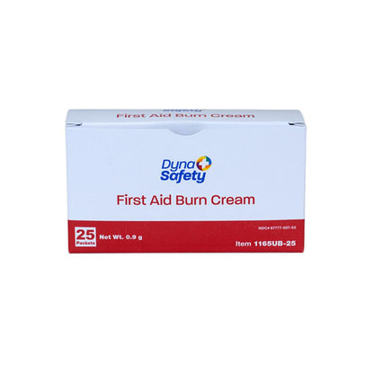 Dynarex First Aid Burn Cream, 0.9 g Foil Packet, 25 per Box / Case of 72