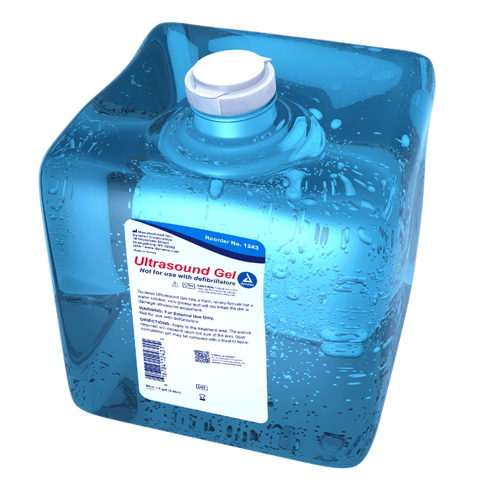 Dynarex Ultrasound Gel, 1.3 gal., Blue, 4/cs