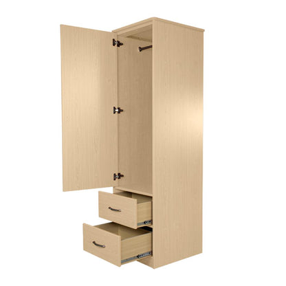 One Door / Two Drawer Wardrobe