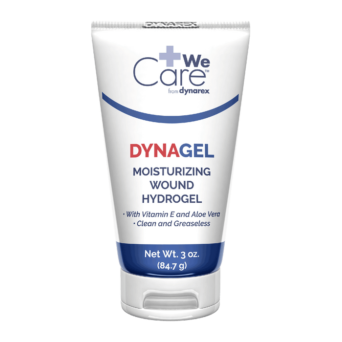 Dynarex DynaGel Moisturizing Wound Hydrogel, 3 oz. Tube, 24/cs