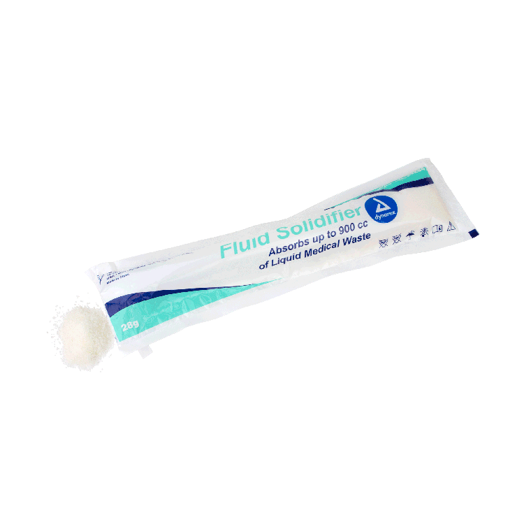 Dynarex Fluid Solidifier, 28g Pouch, 200pcs/case (200 Count)
