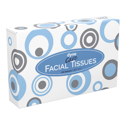 DynaCare Facial Tissues, 5.7" x 7", 200/40/cs