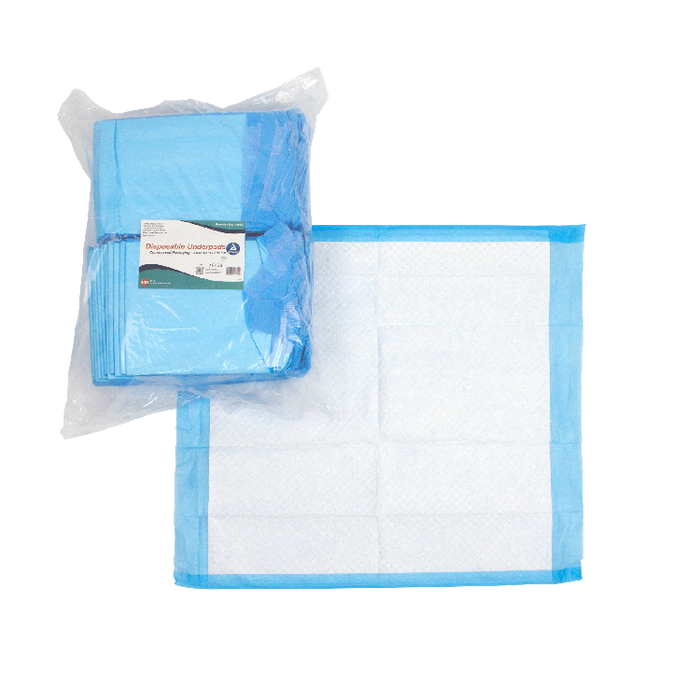 Dynarex Disposable Underpads, 23" x 24" (31 g), 2/100/cs