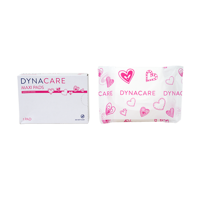 Dynacare Maxi Pads Super w/Wings, #4 box, 200/1/cs