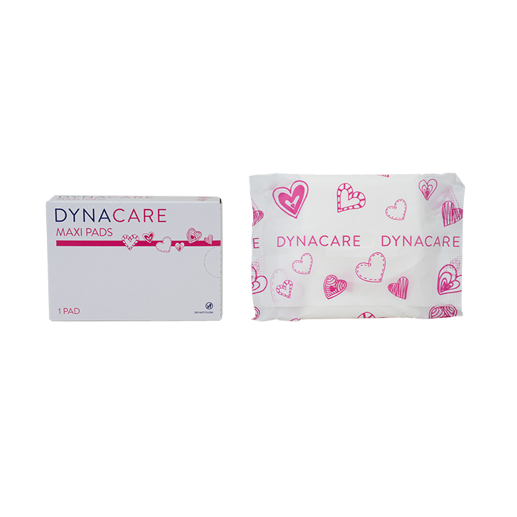 Dynacare Maxi Pads, #4 box, 250/1/cs