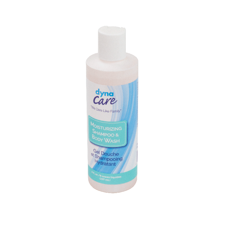 DynaCare Moisturizing Shampoo and Body Wash, 8 oz. Bottle, 48/cs