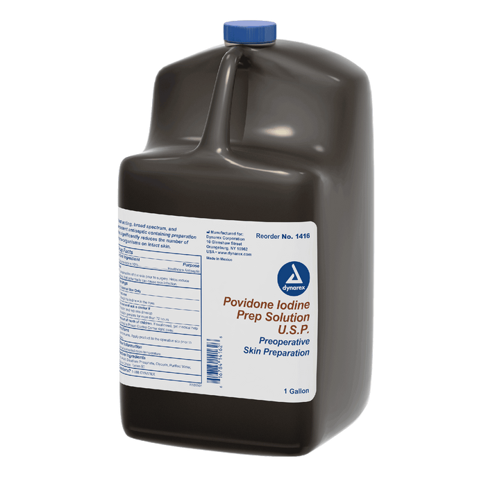 Dynarex Povidone Iodine Prep Solution Bottle