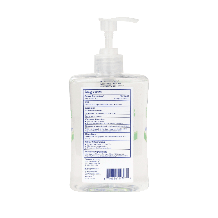 Dynarex SannyTize Instant Hand Sanitizer, 16 oz. Square Pump, 12/cs