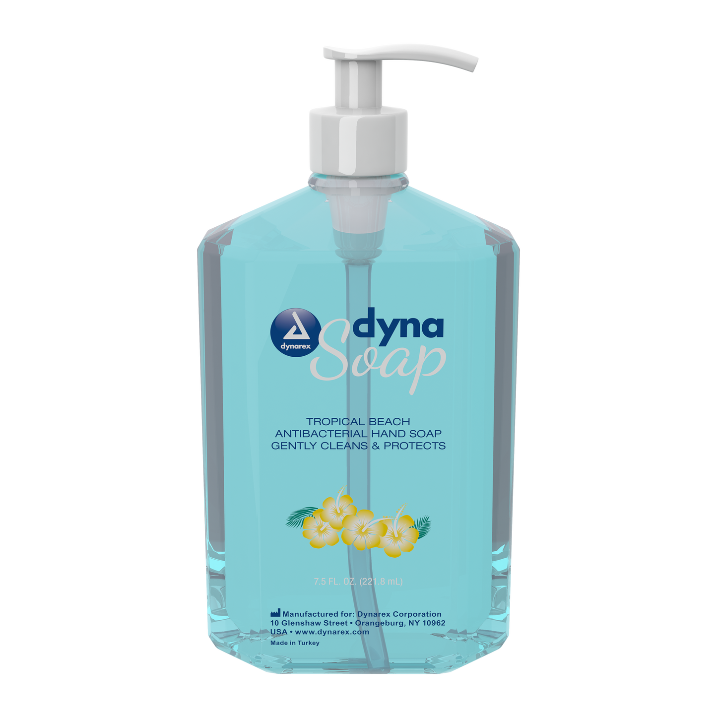 Dynarex Antibacterial Soap, 7.5 oz. Pump, 24/cs