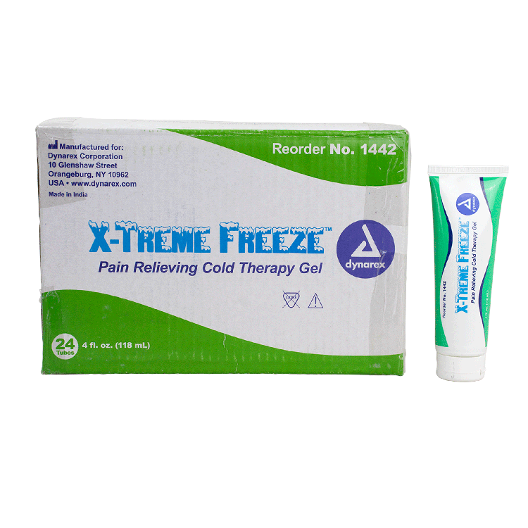 Dynarex X-Treme Freeze, 4 oz. Tube, 24tubes/case (24 Count)