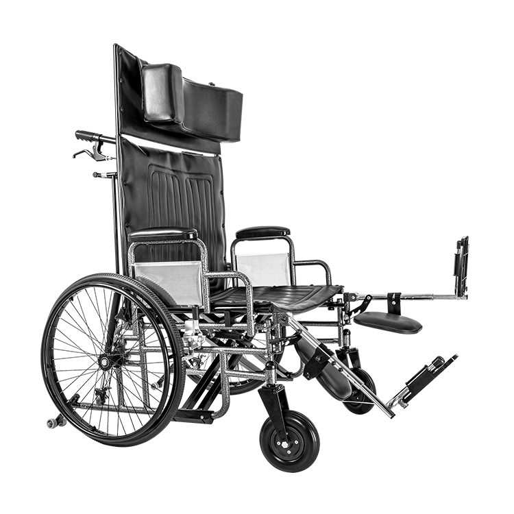 Bari+Max Bariatric Reclining Wheelchair w/ ELR 24", 1pc/cs