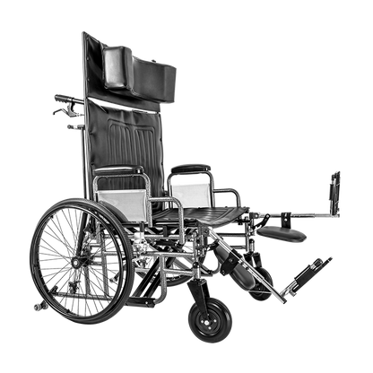 Bari+Max Bariatric Reclining Wheelchair w/ ELR 24", 1pc/cs