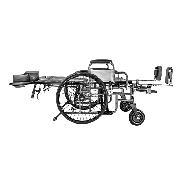 Dynarex Bari+Max Bariatric Reclining Wheelchair with Elevating Leg Rest (ELR)