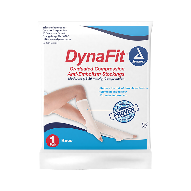 DynaFit DynaFit Compression Stockings - Knee, Small, 5/12/cs