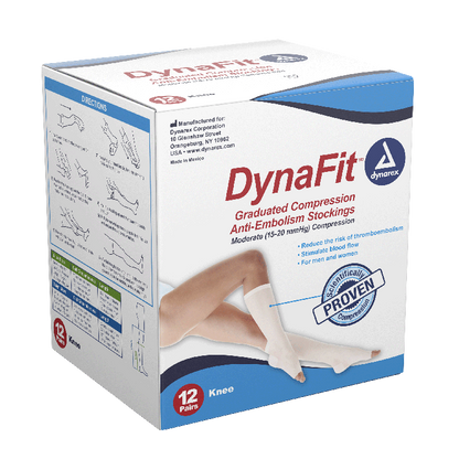 DynaFit DynaFit Compression Stockings - Knee, Small, 5/12/cs