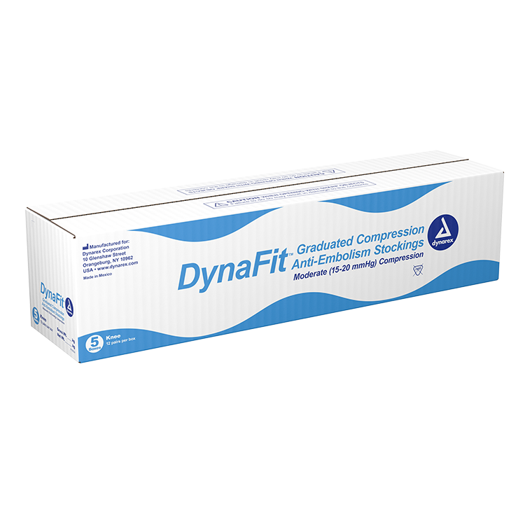 DynaFit DynaFit Compression Stockings - Knee, Small, 5/12/cs