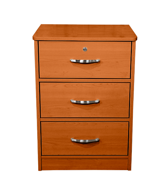 Dynarex Three Drawer Nightstand, 1 Piece