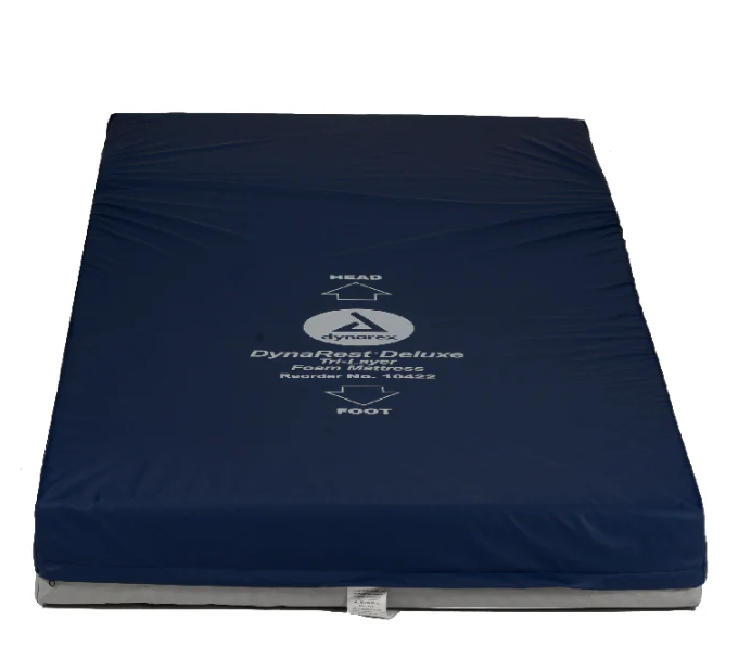 Dynarex DynaRest Deluxe Tri-Layer Foam Mattress