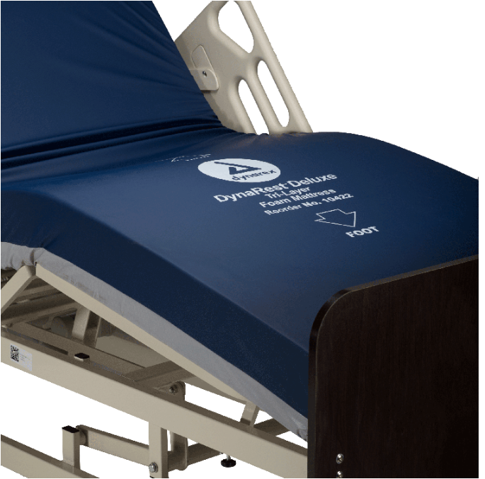 Dynarex DynaRest Deluxe Tri-Layer Foam Mattress