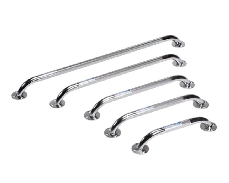 Dynarex Chrome Knurled Grab Bar, 3boxes/case (3 Count)