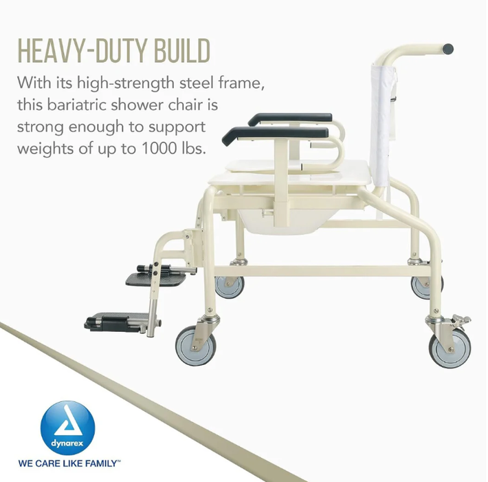 Dynarex Bari+Max Bariatric HD Shower Chair