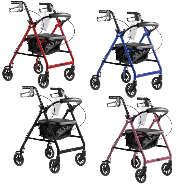 Dynarex DynaGo Quad 6 - Aluminum Rollator