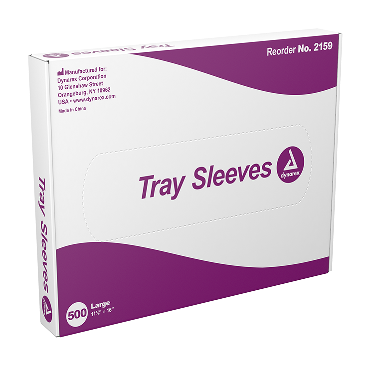 Dynarex Tray Sleeves, 11 5/8" x 16", 6/500/cs