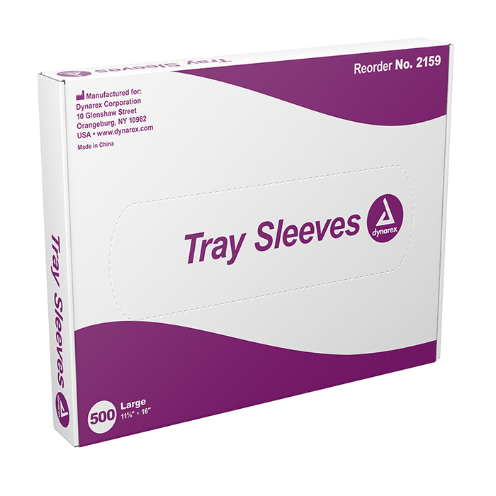 Dynarex Tray Sleeves, 11 5/8" x 16", 6/500/cs