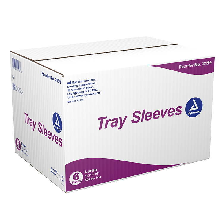 Dynarex Tray Sleeves, 11 5/8" x 16", 6/500/cs