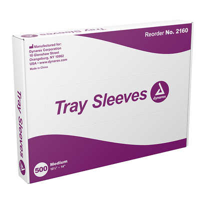 Dynarex Tray Sleeves, 10 1/2" x 14", 6/500/cs